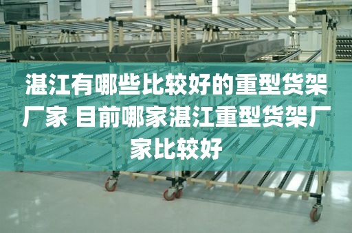 湛江有哪些比较好的重型货架厂家 目前哪家湛江重型货架厂家比较好